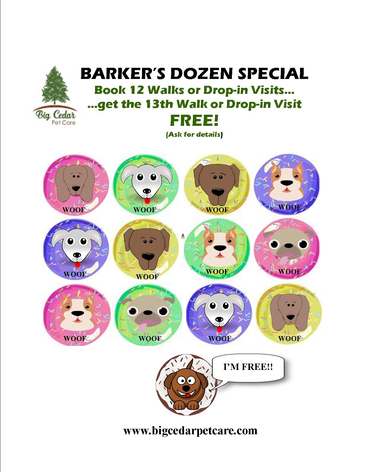 Barkers Dozen Special